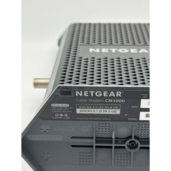NETGEAR Nighthawk CM1000 v2 - DOCSIS 3.1 Cable Modem - Picture 7 of 8